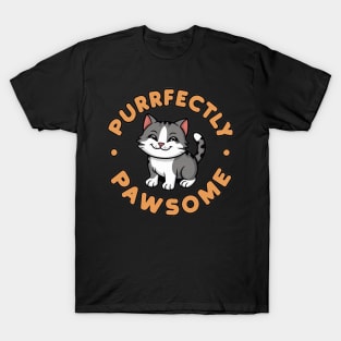 Cat Lover - Purr-fectly Paw-some T-Shirt